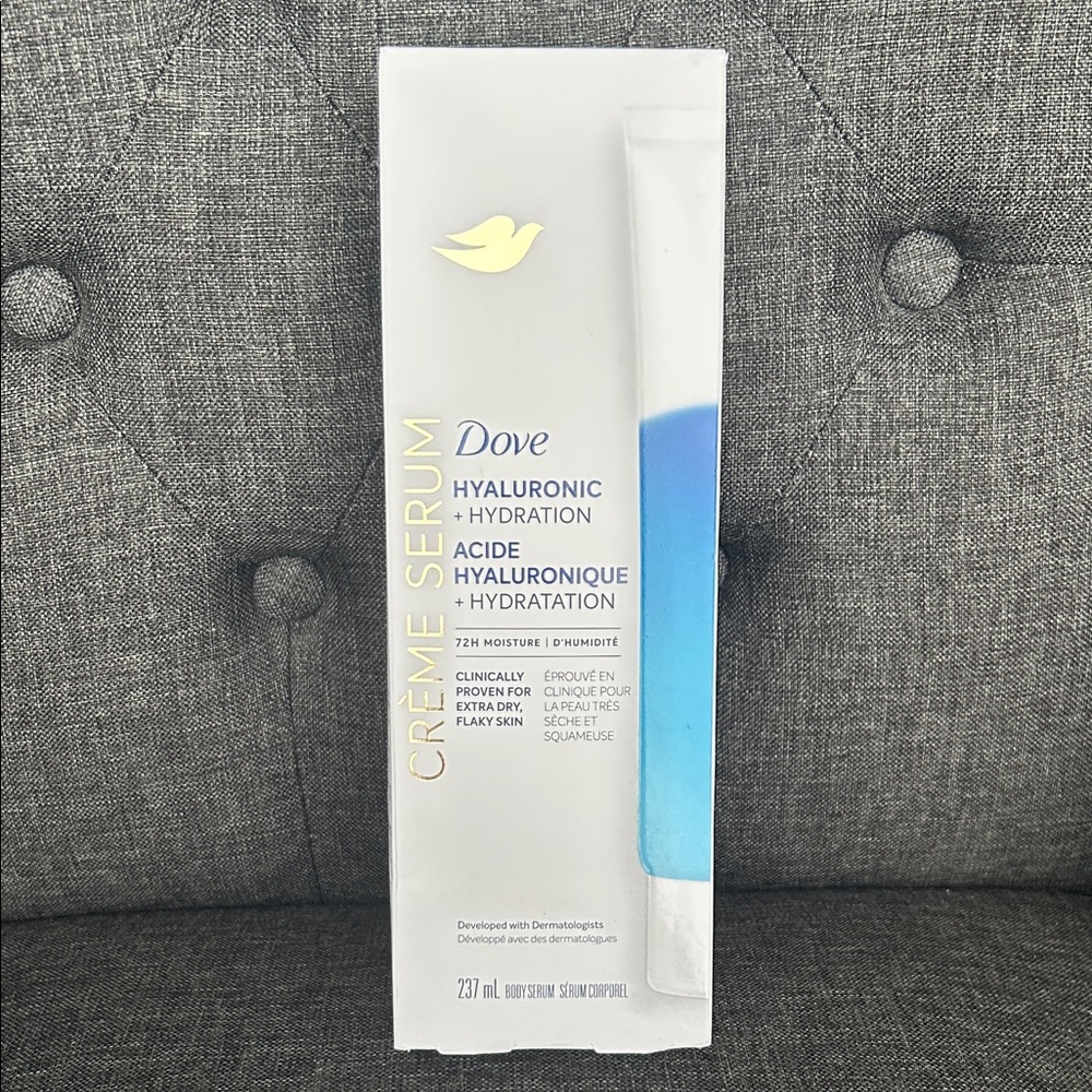 NEW 🆕 Dove Hyaluronic Creme Serum for extra dry and flaky skin 237 ml